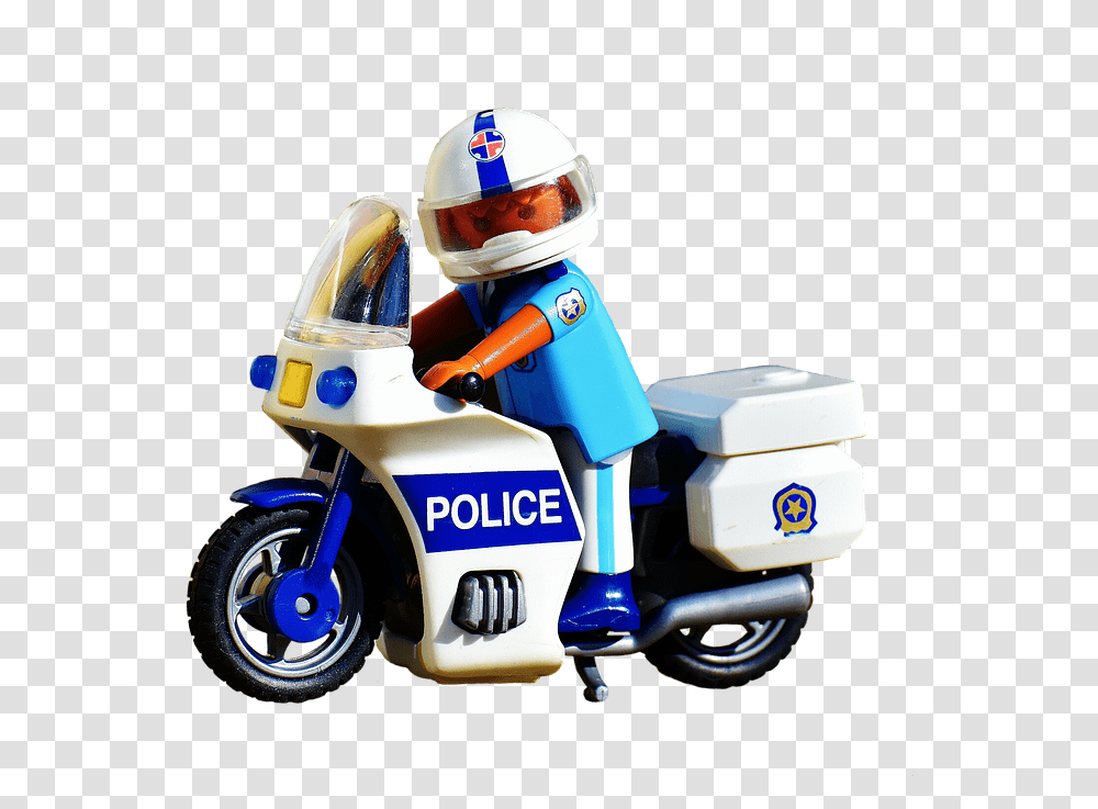 Police Motorcycle Cop Two Wheeled Vehicle Control Police Two Wheel Vehicle, Toy, Helmet, Apparel Transparent Png