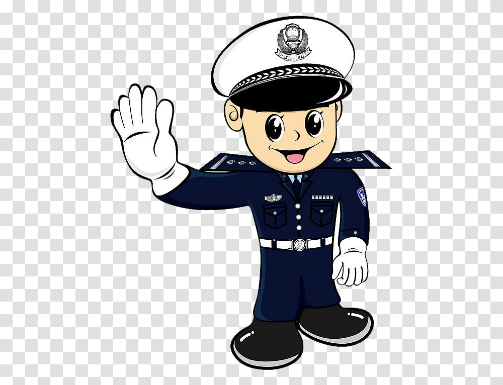 Police Officer Cartoon Cartoon Traffic Police, Sailor Suit, Toy Transparent Png