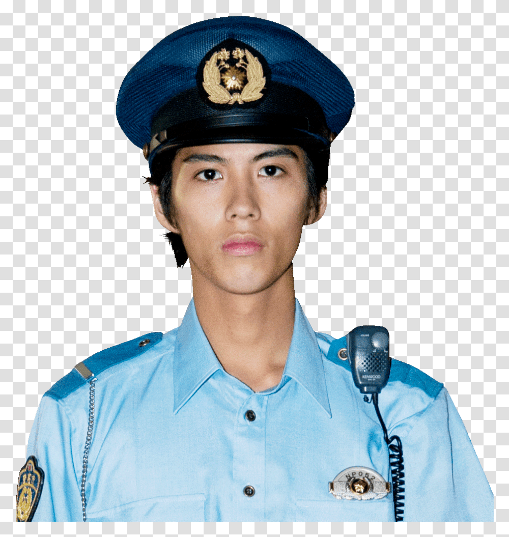 Police Officer Kento Kaku, Person, Human, Military, Military Uniform Transparent Png