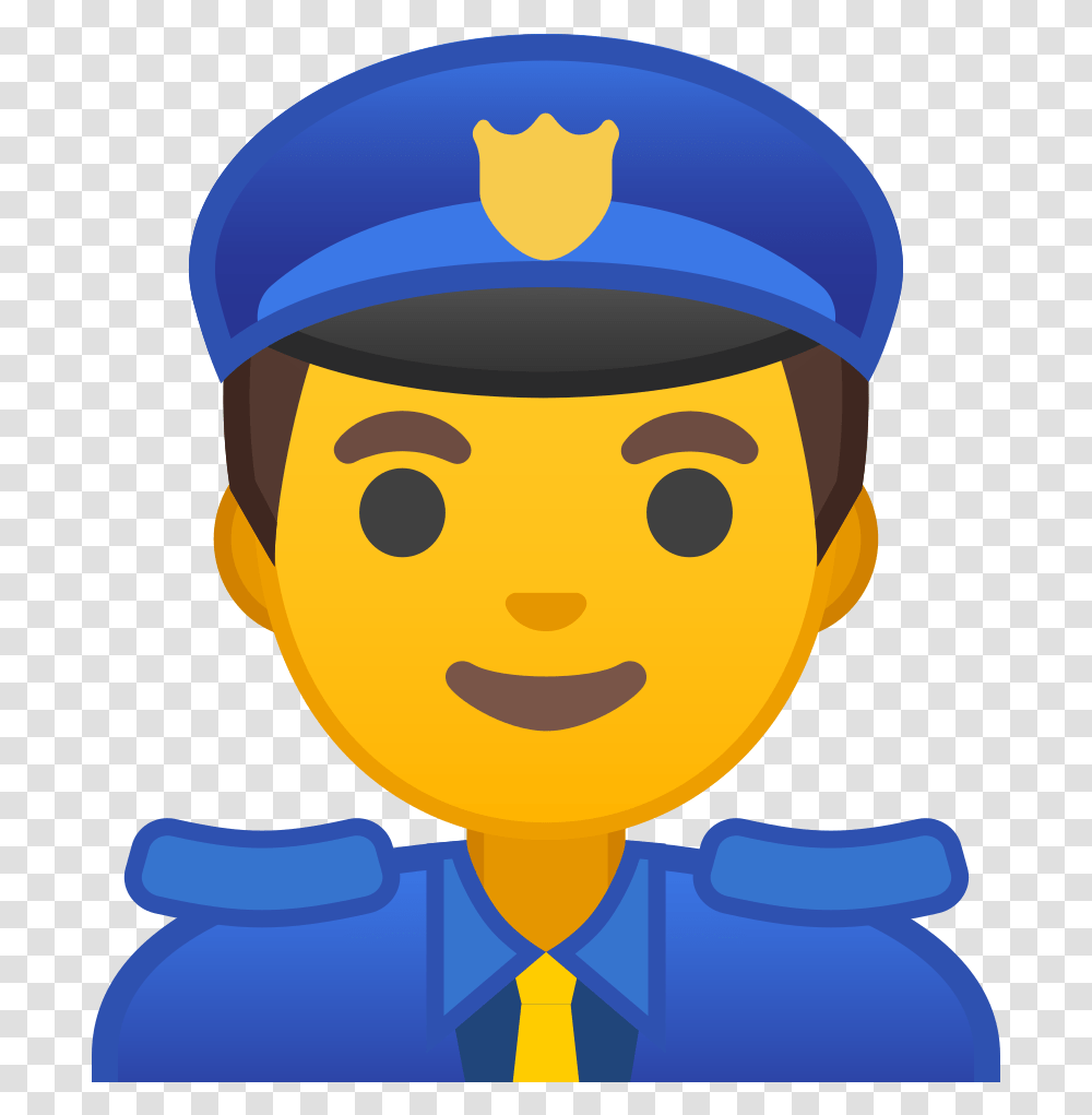 Police Officer Principe Emoji, Logo, Trademark Transparent Png
