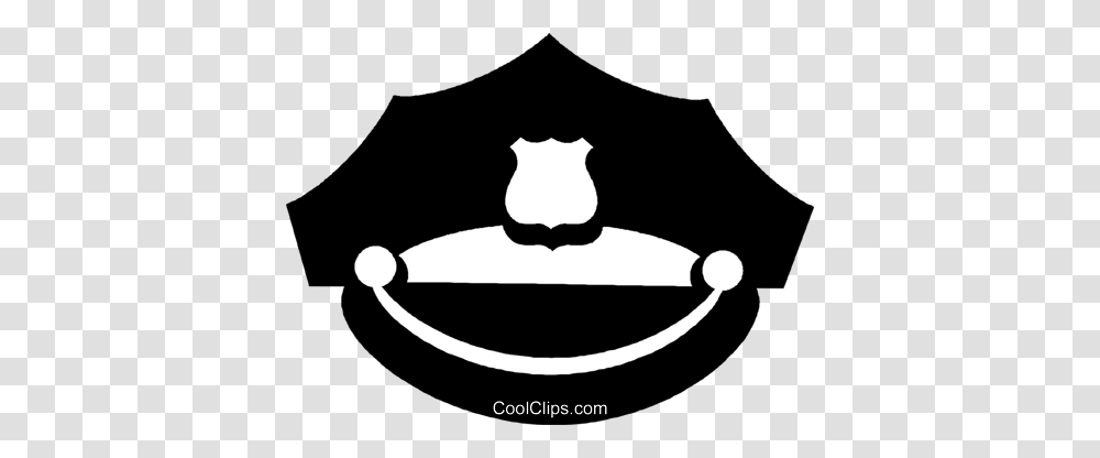 Police Officers Hat Royalty Free Vector Clip Art Illustration, Label, Stencil, Mustache Transparent Png