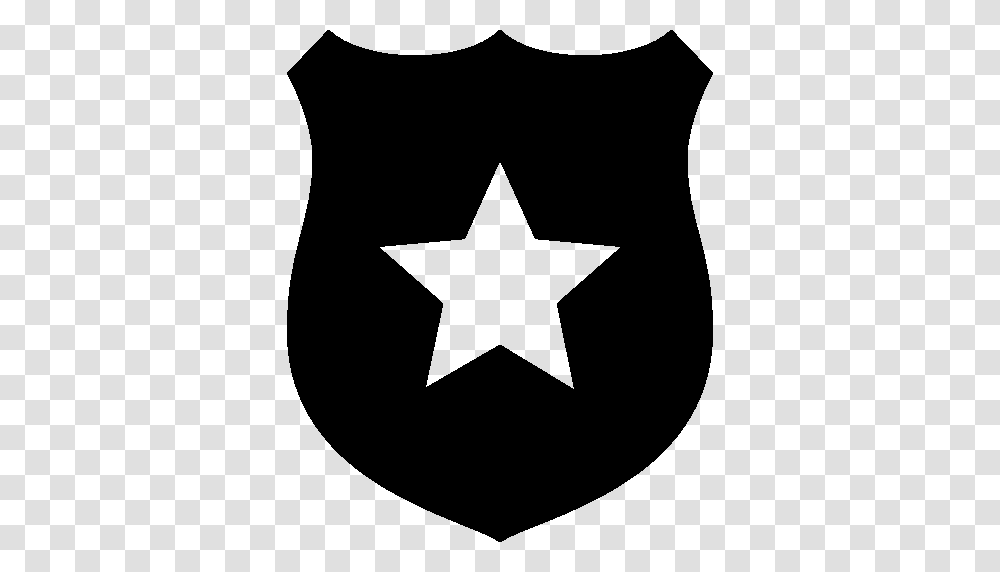 Police Pic, Star Symbol, Stencil Transparent Png