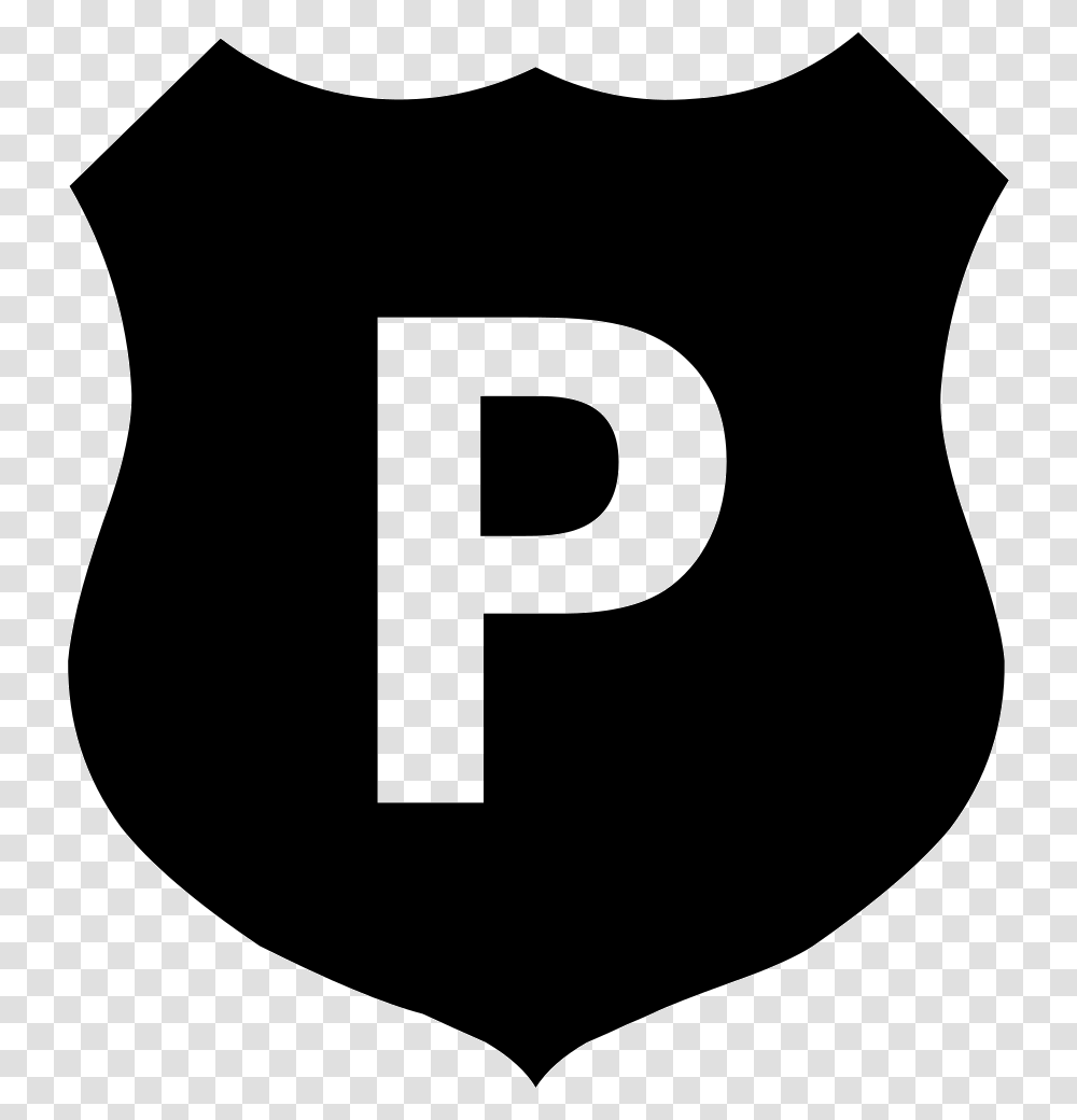 Police Shield Police Station Symbol On A Map, Armor, T-Shirt Transparent Png