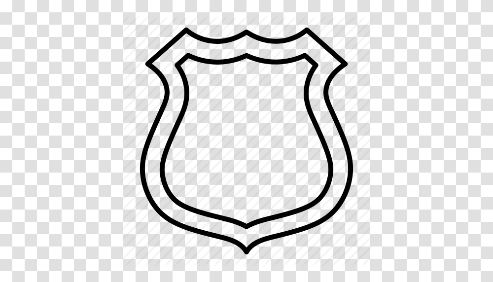 Police Shield Vector Officer Holding Coloring, Rug Transparent Png