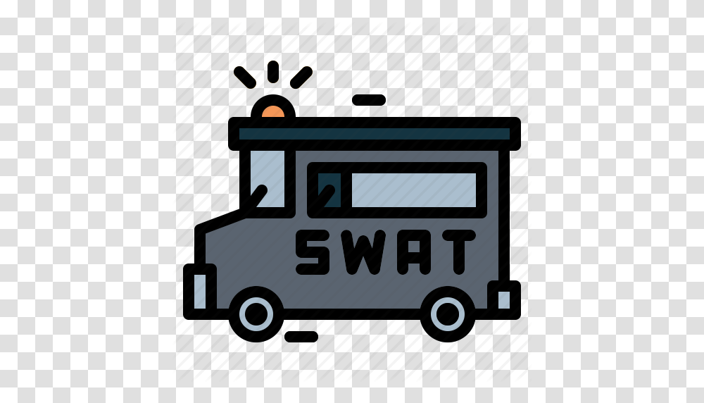 Police Sign Swat Van Icon, Vehicle, Transportation, Ambulance, Moving Van Transparent Png