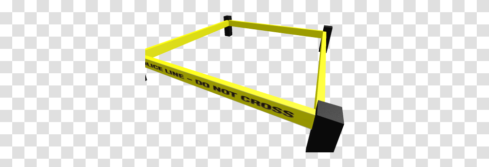 Police Tape Roblox Table, Fence, Handrail, Banister, Tool Transparent Png