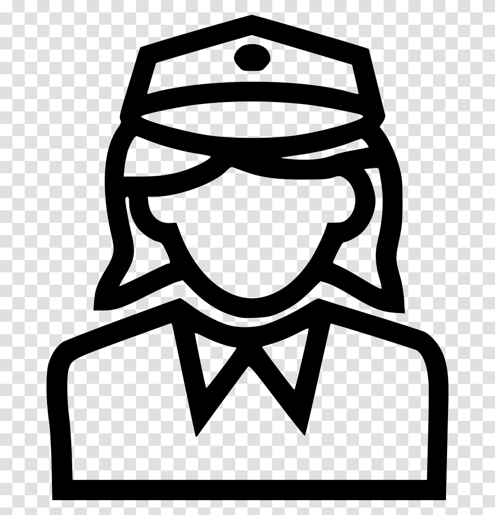 Police Woman Police Icon Hd, Stencil, Emblem Transparent Png