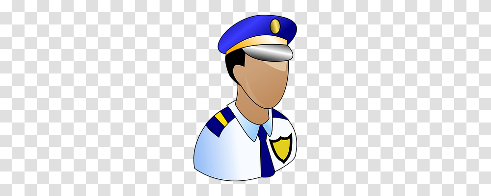 Policeman Person, Label, Shirt Transparent Png