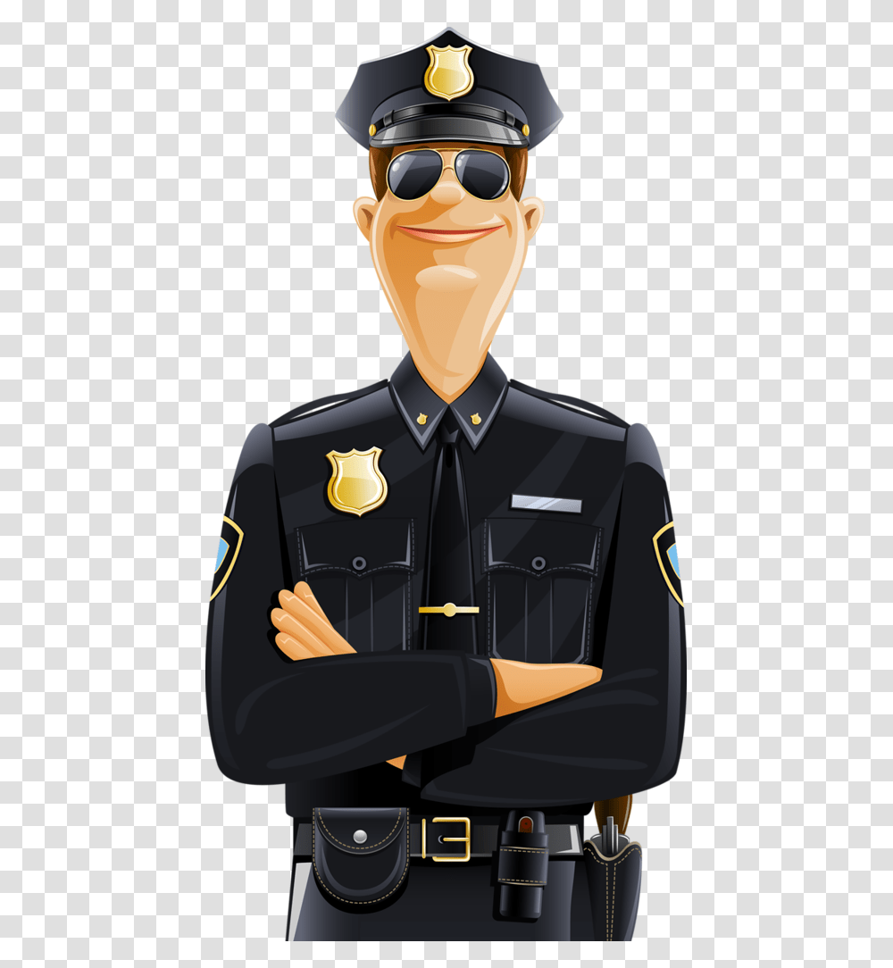 Policeman Cartoon Police Officer, Sunglasses, Accessories, Military Uniform Transparent Png