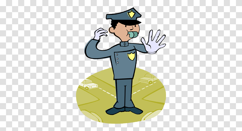 Policeman Directing Traffic Royalty Free Vector Clip Art, Performer, Magician Transparent Png