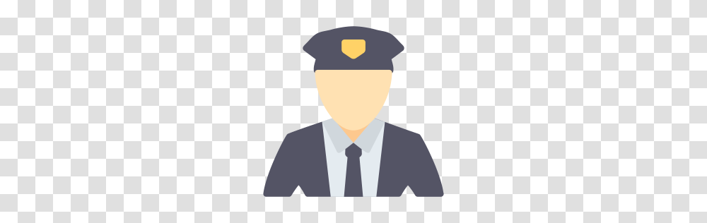 Policeman Icon Myiconfinder, Person, Human, Tie Transparent Png