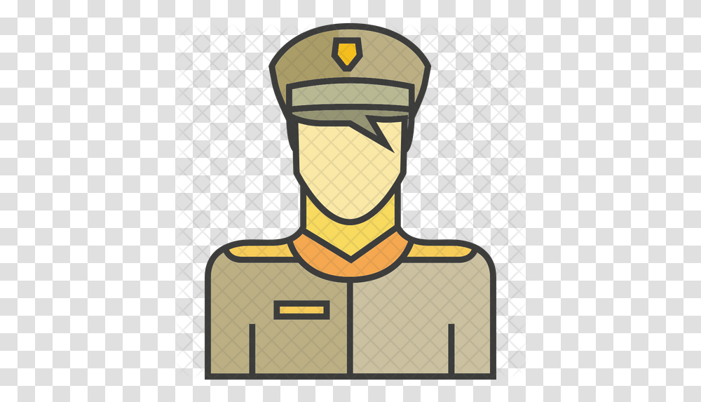 Policeman Icon Peaked Cap, Shooting Range, Bag, Bottle, Bus Stop Transparent Png