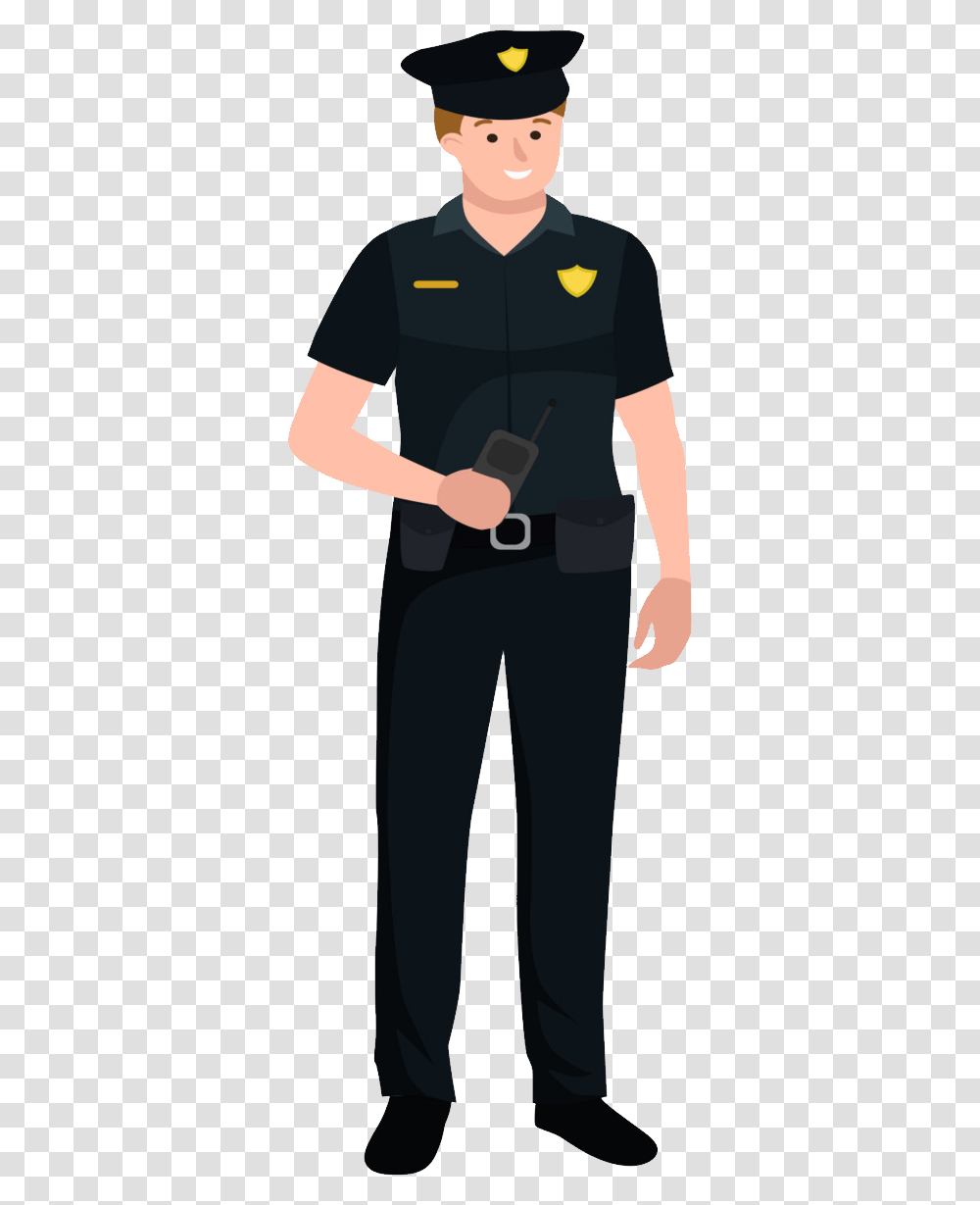 Policeman, Person, Pants, Sleeve Transparent Png