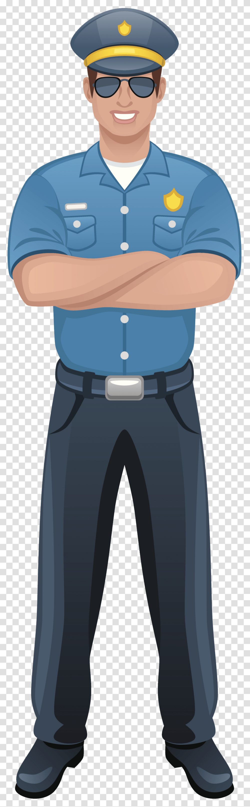 Policeman, Person, Pants, Sunglasses Transparent Png