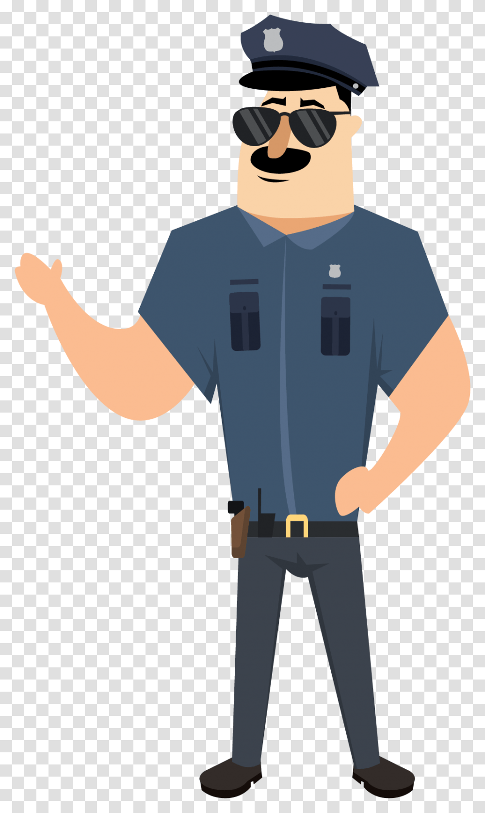 Policeman, Person, Standing, Military Uniform Transparent Png