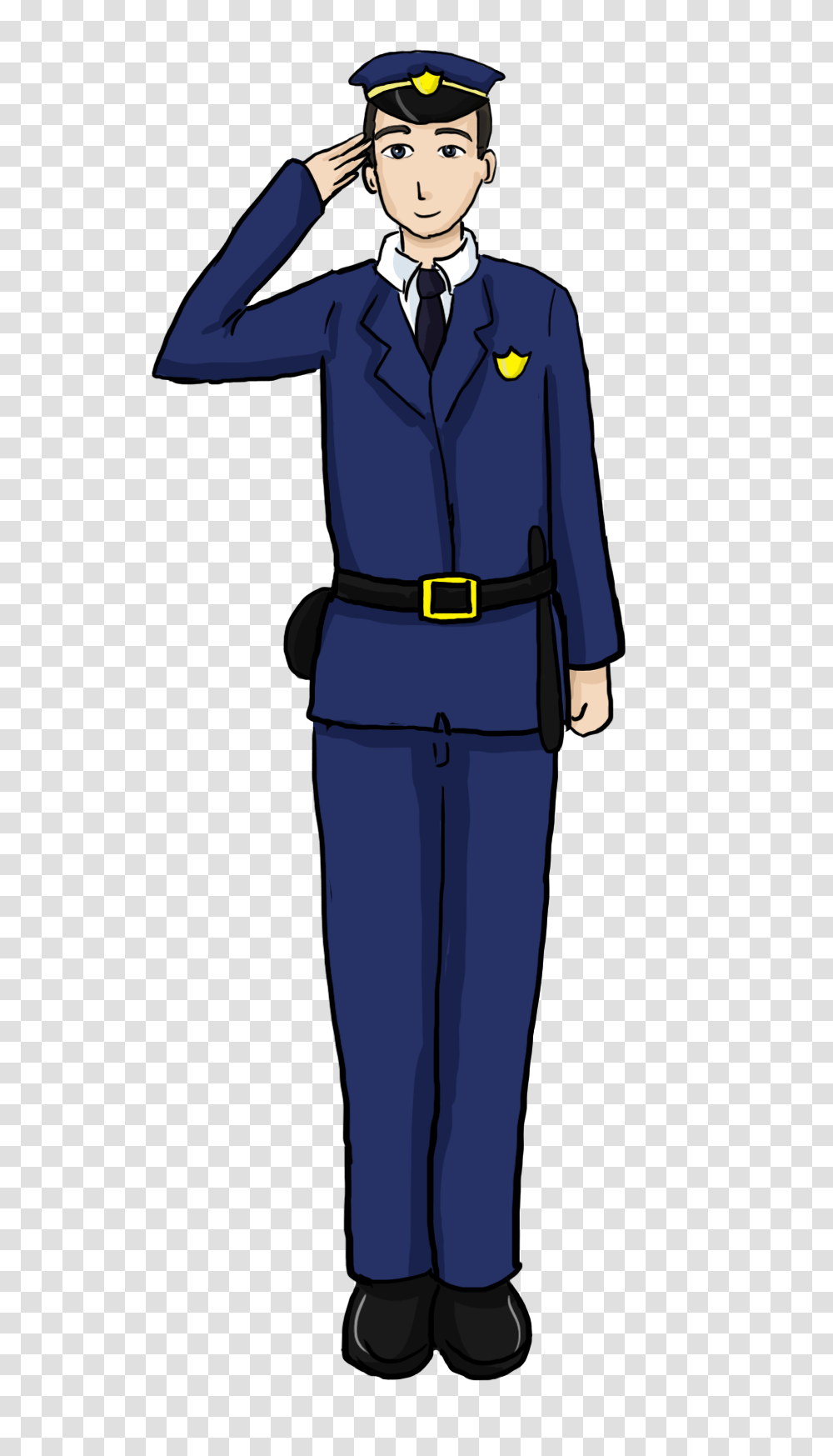 Policeman, Person, Human, Military Uniform, Tie Transparent Png