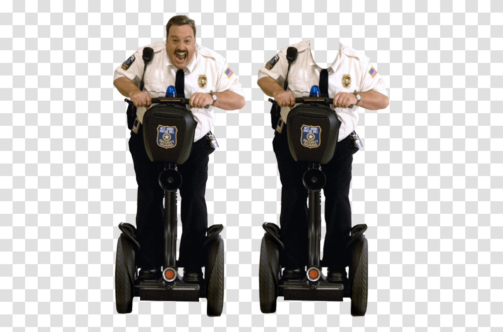 Policeman, Person, Human, Segway, Vehicle Transparent Png