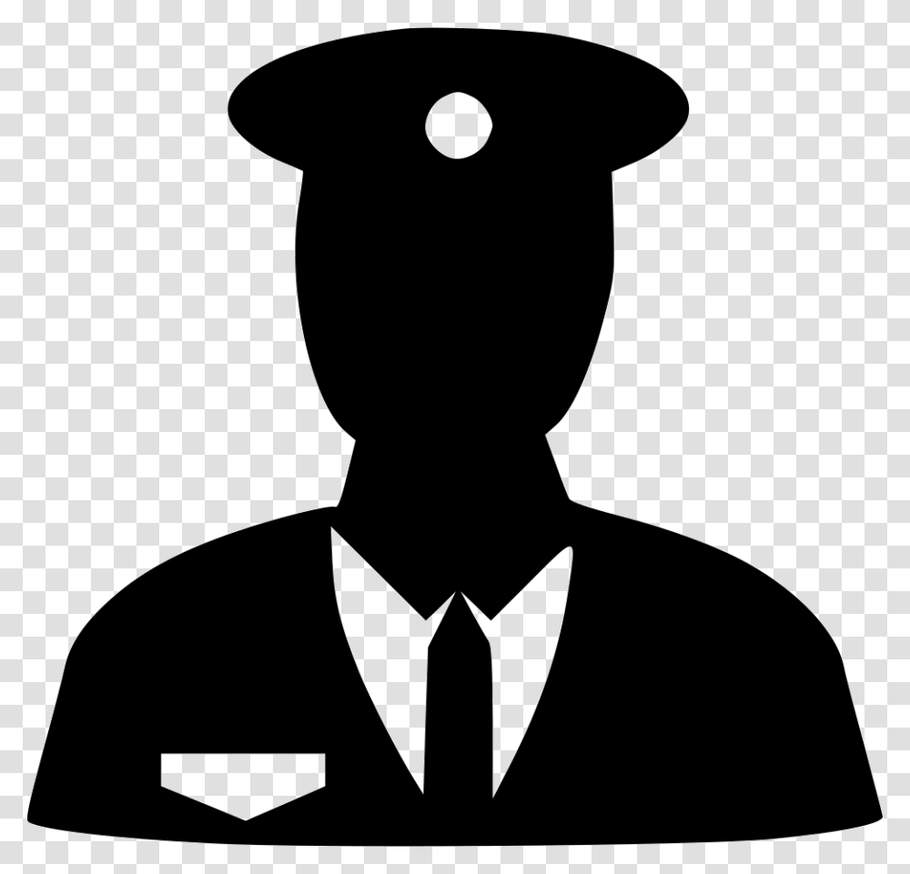 Policeman, Person, Silhouette, Stencil, Hoodie Transparent Png