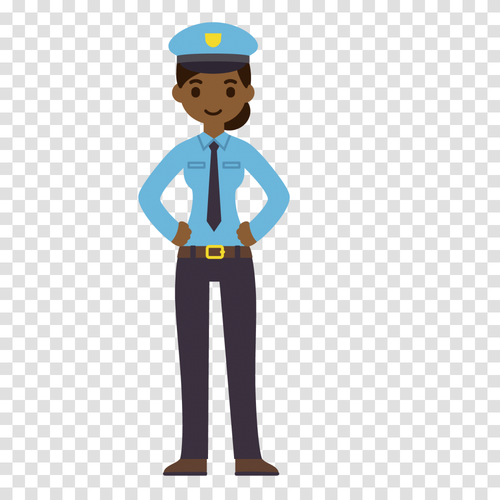 Policeman, Person, Standing, Sleeve Transparent Png