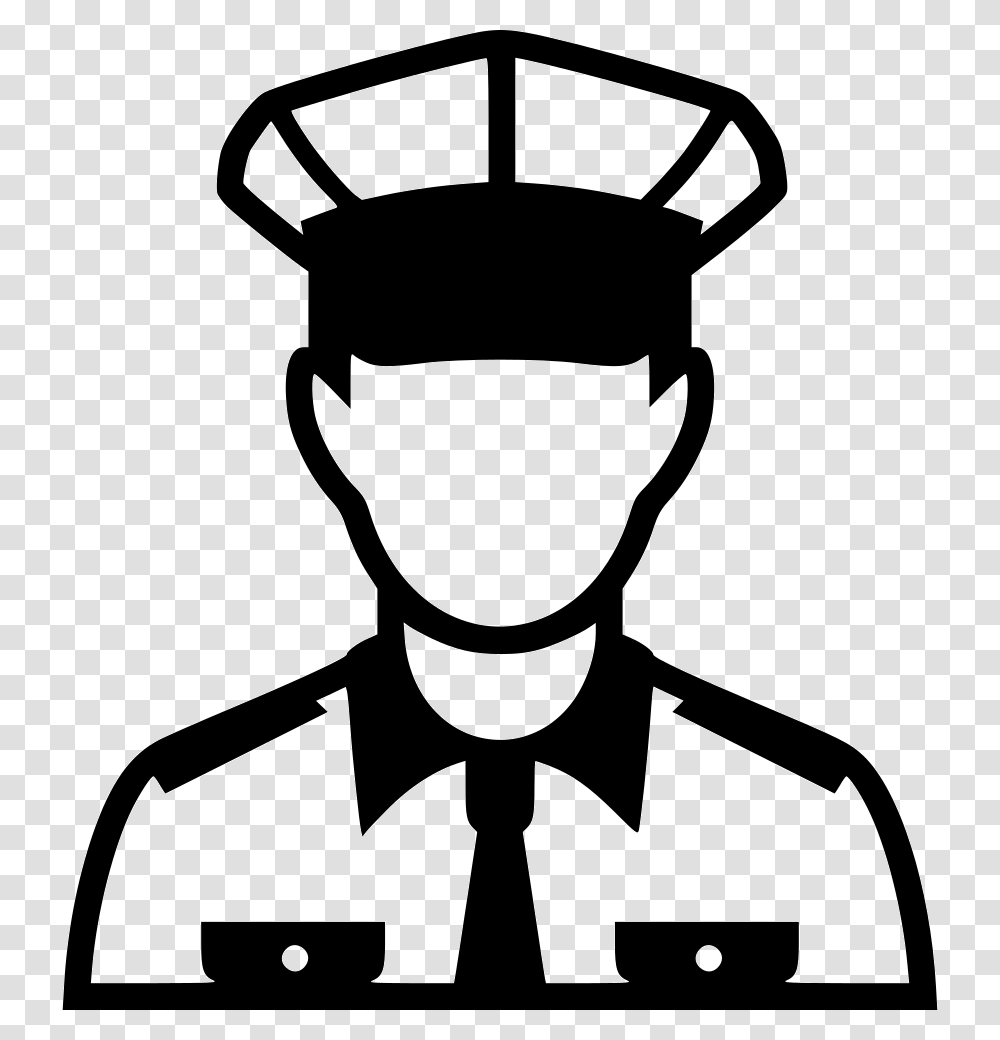 Policeman, Person, Stencil, Logo Transparent Png