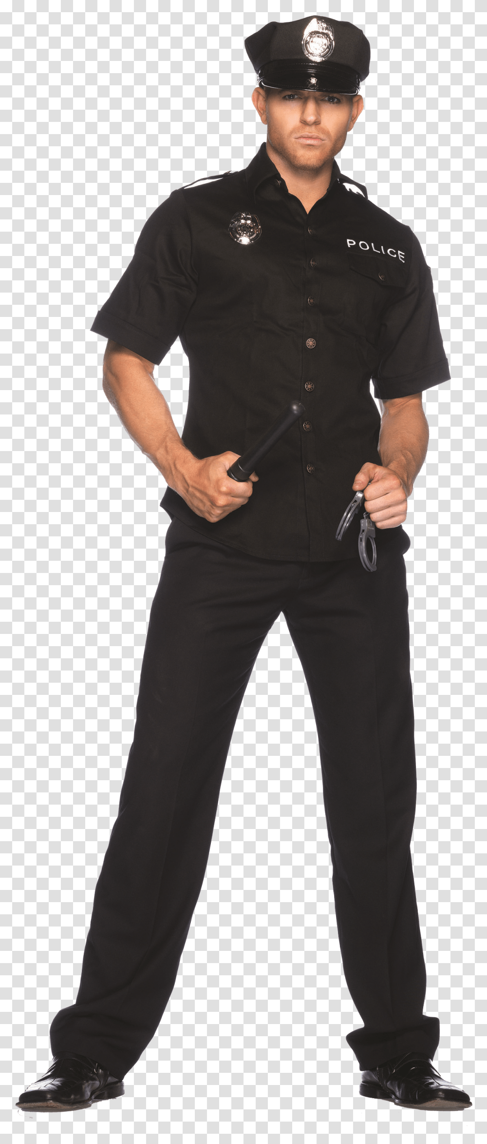 Policeman Police Officer Costume Man, Person, Pants, Suit Transparent Png