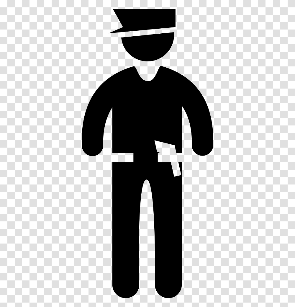 Policeman Standing Up Racismo No Brasil Mortes, Silhouette, Stencil, Person Transparent Png