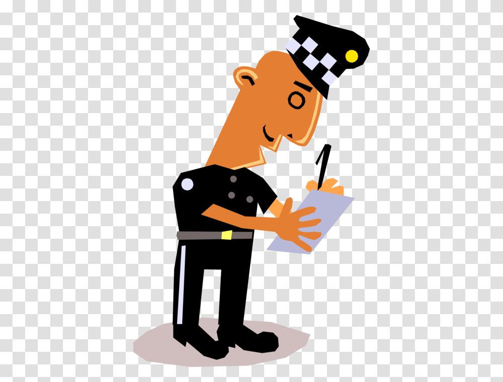 Policeman Writes Traffic Ticket, Poster, Advertisement, Hurdle Transparent Png