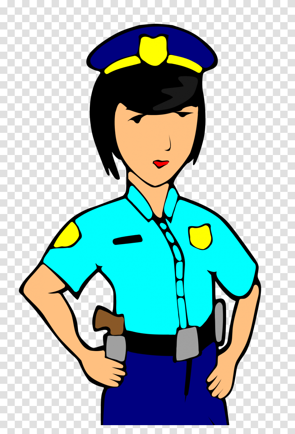 Policewoman, Person, Human, Standing Transparent Png