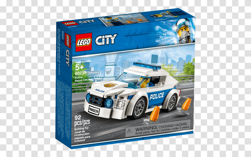 Policia Y Auto Lego, Car, Vehicle, Transportation, Automobile Transparent Png