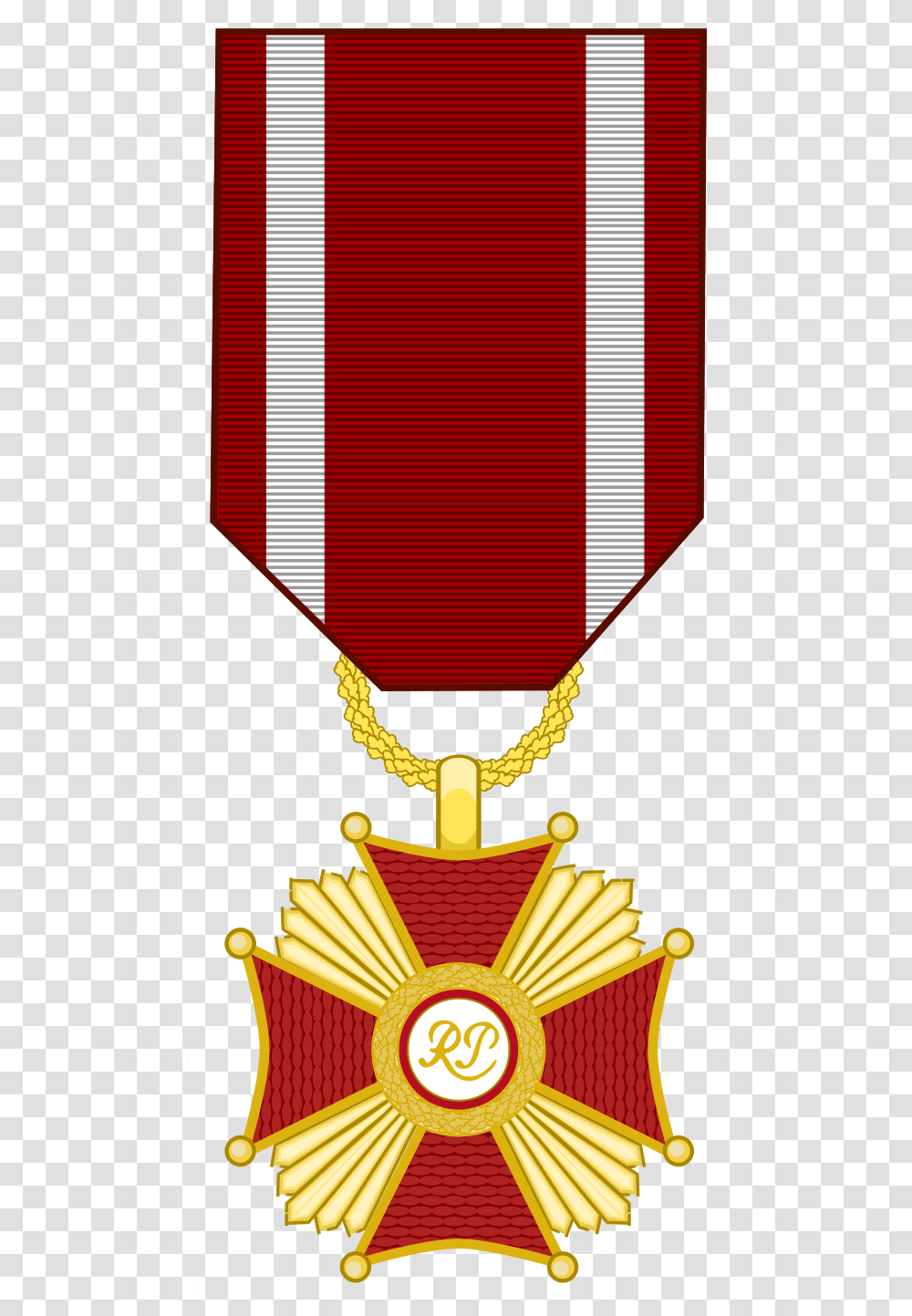 Polish Golden Cross Of Merit, Pendant, Necklace, Jewelry Transparent Png