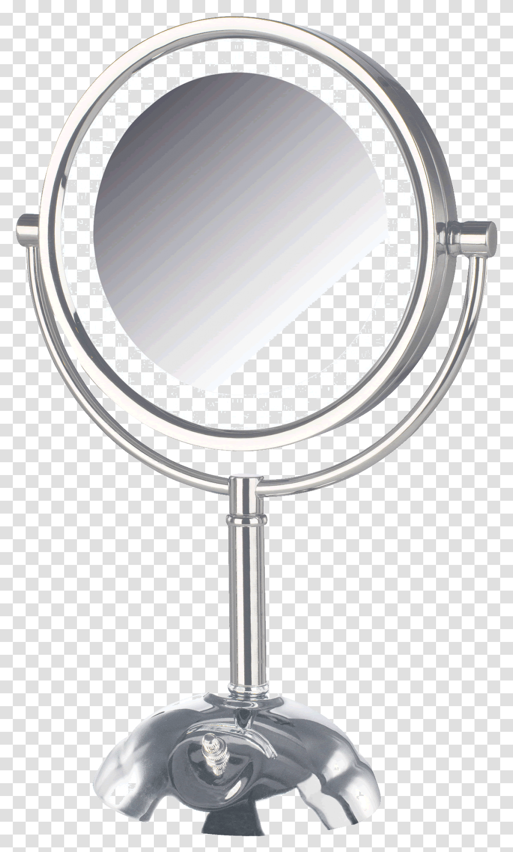 Polished Chrome Led Lighted Mirror, Lamp, Car Mirror Transparent Png