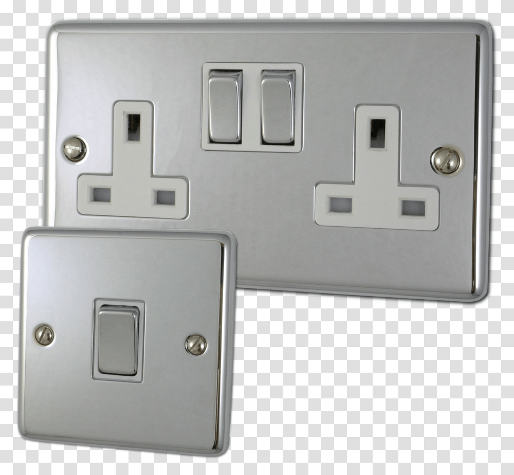 Polished Chrome Light Switch Transparent Png