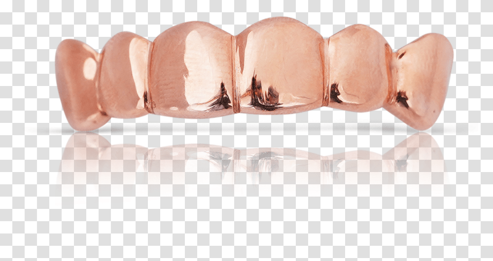 Polished Solid Rose Gold Teeth Rose Gold Grillz, Mouth, Painting, Art, Jaw Transparent Png