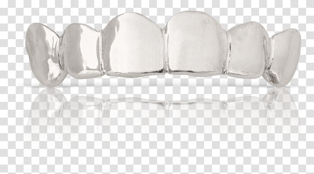 Polished Solid White Gold Teeth Outdoor Sofa, Apparel, Cushion, Mouth Transparent Png