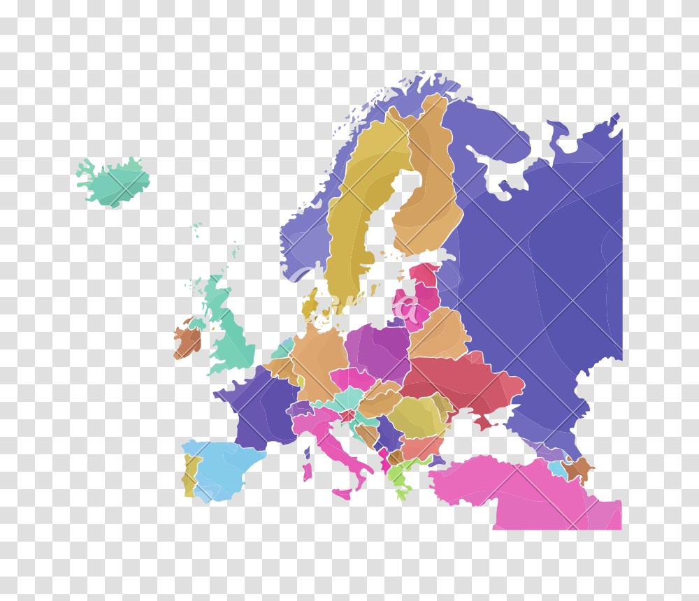 Political Map Of Europe, Plot, Diagram, Atlas, Vegetation Transparent Png