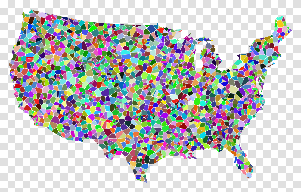 Political Map Of Usa 2012, Plot, Rug Transparent Png
