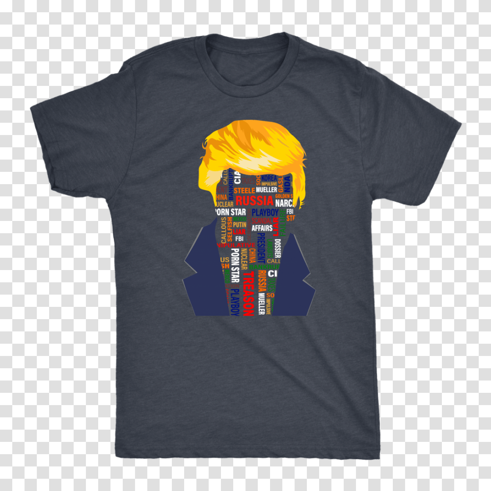 Political Words Trump Head T Shirt Roni Taylor Fit, Apparel, T-Shirt Transparent Png