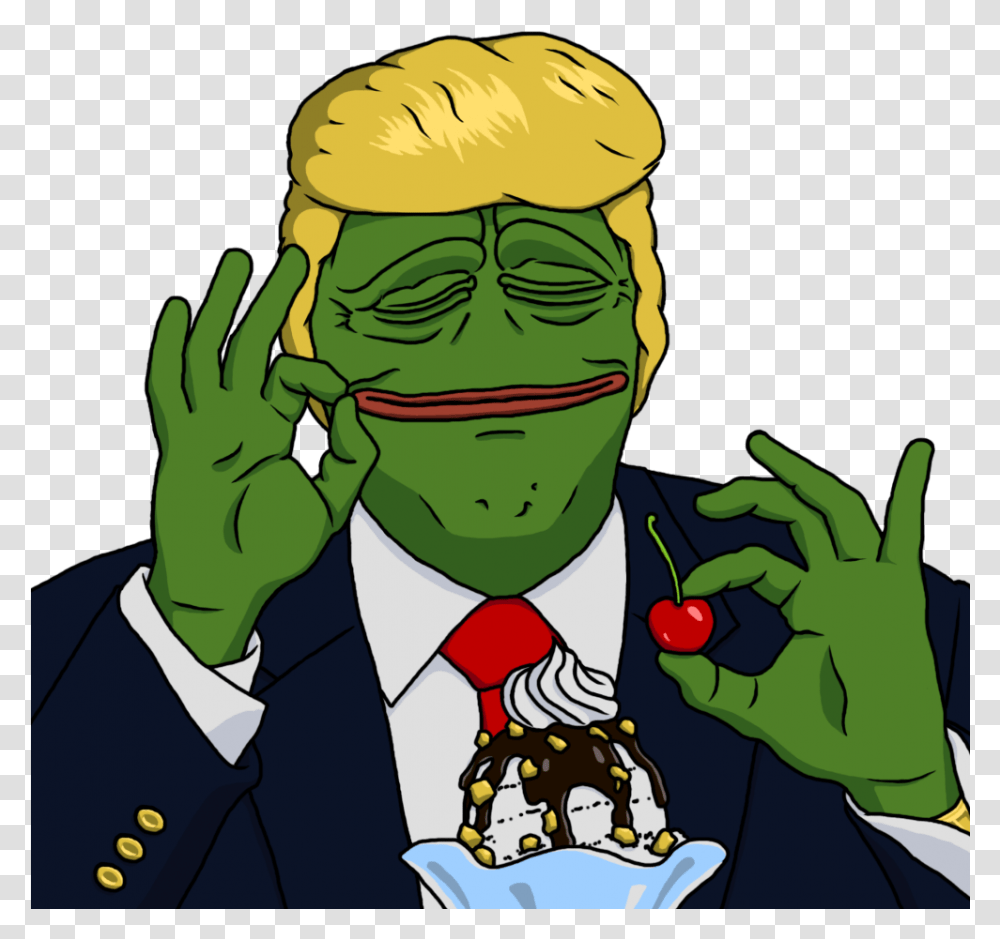 Politically Incorrect Thread Donald Trump Pepe Ok, Person, Tie, Accessories, Hand Transparent Png