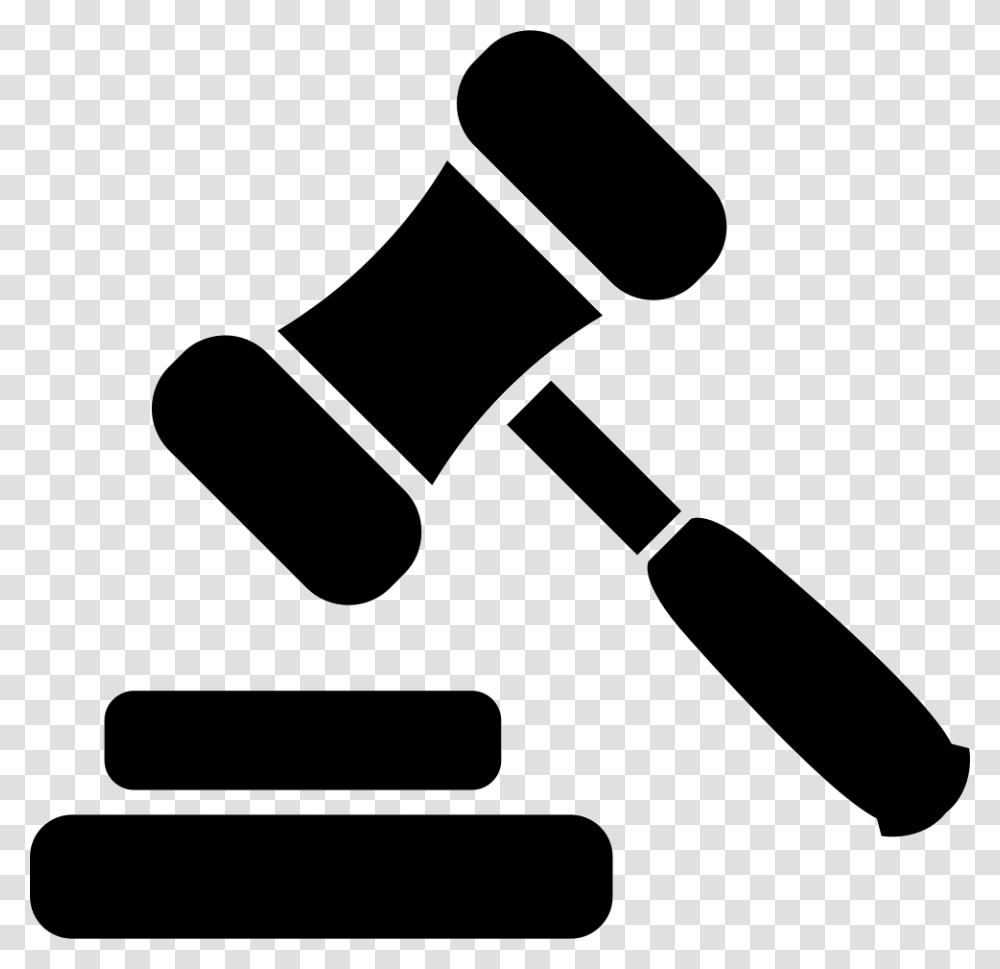 Politics Lawyer Symbol, Hammer, Tool, Mallet Transparent Png