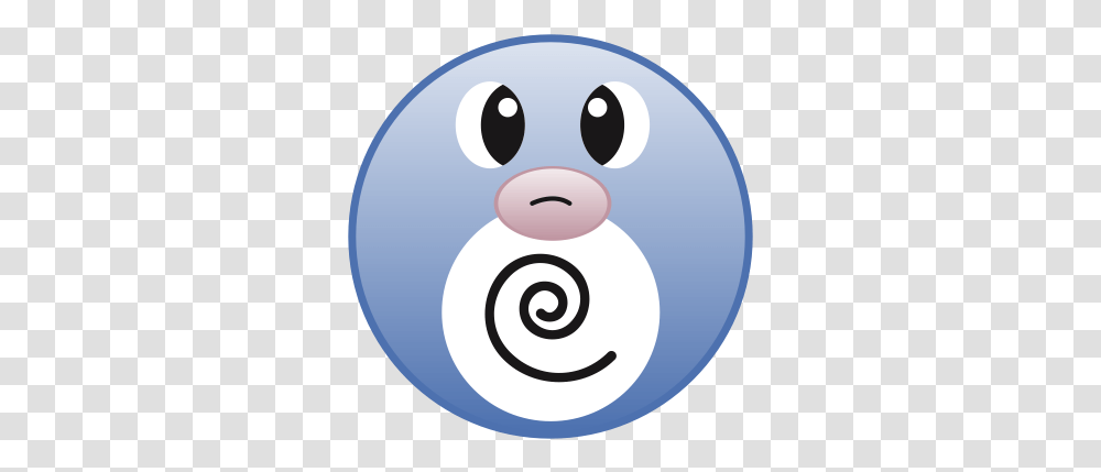 Poliwag Cute Pokemon Go Monster Icon Cute Circle Pokemon, Disk, Spiral, Coil, Animal Transparent Png