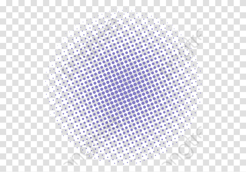 Polka Circle Clipart Purple Pop Art Dots, Honeycomb, Food, Rug, Pattern Transparent Png