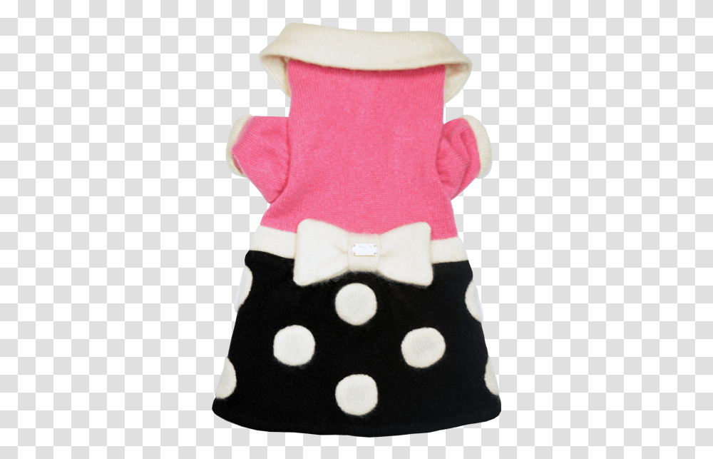 Polka Dot Bow Sweater Dress Polka Dot, Plush, Toy, Cushion Transparent Png