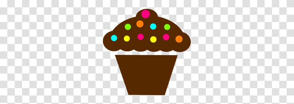 Polka Dot Cupcake Clip Art, Cream, Dessert, Food, Creme Transparent Png