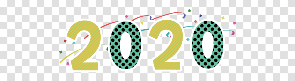 Polka Dot For Happy 2020 Ball Drop Polka Dots For New Year 2020, Number, Symbol, Text Transparent Png