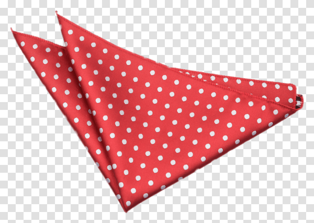 Polka Dot Handkerchief Red Handkerchief Transparent Png
