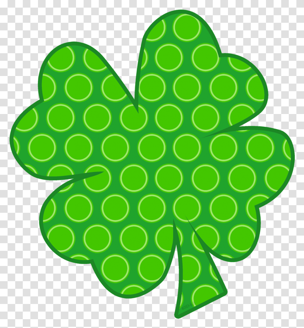 Polka Dot Shamrock, Number, Heart Transparent Png