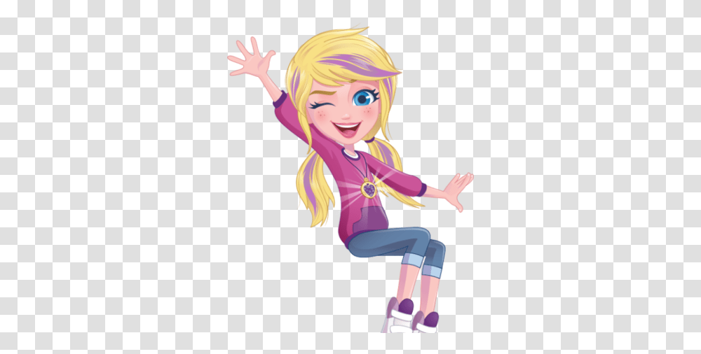 Polly Pocket Image Polly Pocket, Person, Graphics, Art, Girl Transparent Png