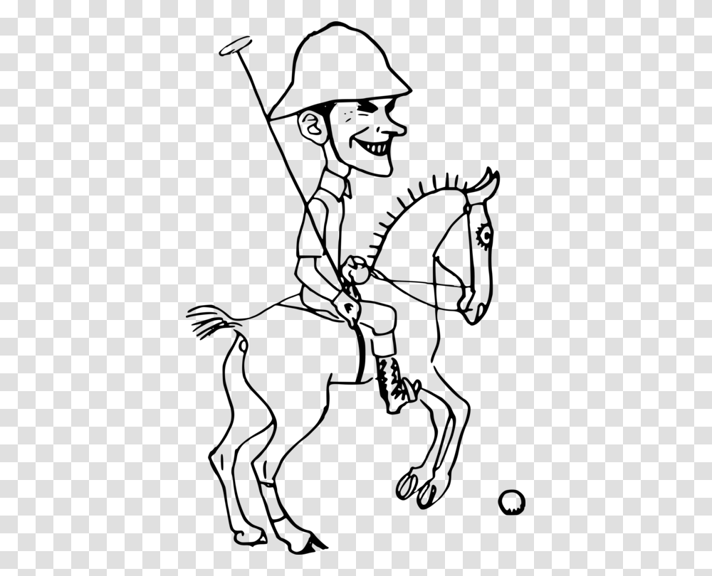 Polo Drawing Horse Polo Horse Clip Art Black And White, Gray, World Of Warcraft Transparent Png