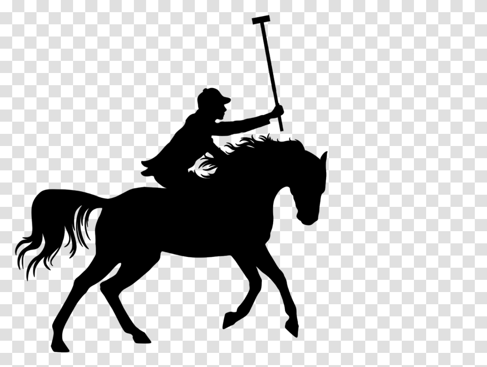 Polo Horse Clipart Polo Player Silhouette, Gray, World Of Warcraft Transparent Png