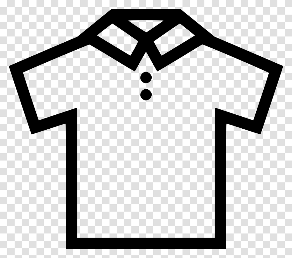 Polo Icon Free Download, Apparel, Shirt, Stencil Transparent Png